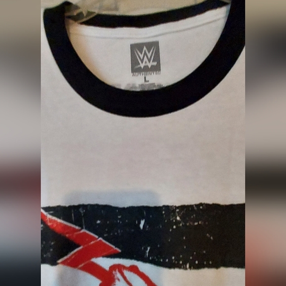 WWE Athletics CM Punk  Double Sided Graphic T Shirt Tee Best In The World Lg New - Picture 5 of 10